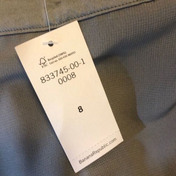 Banana Republic Silver Sheen Tulip Skirt Size 8 NWT - Picture 6 of 7